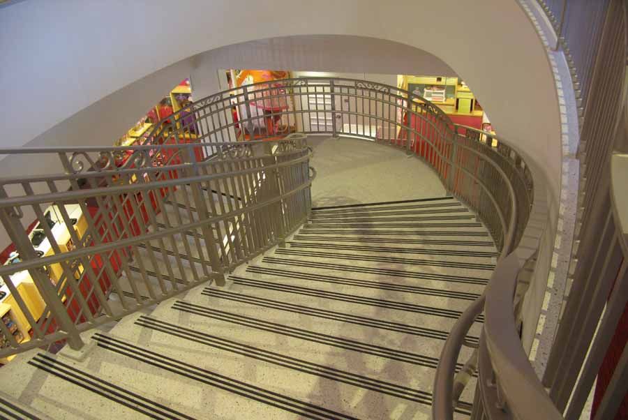 Spiral Staircase at American Girl Store in San Francisco, CA. Spiral Staircase at American Girl Store in San Francisco, CA.